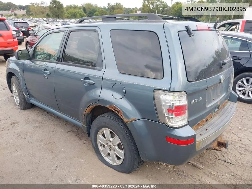 2011 Mercury Mariner VIN: 4M2CN9B79BKJ02895 Lot: 40359228