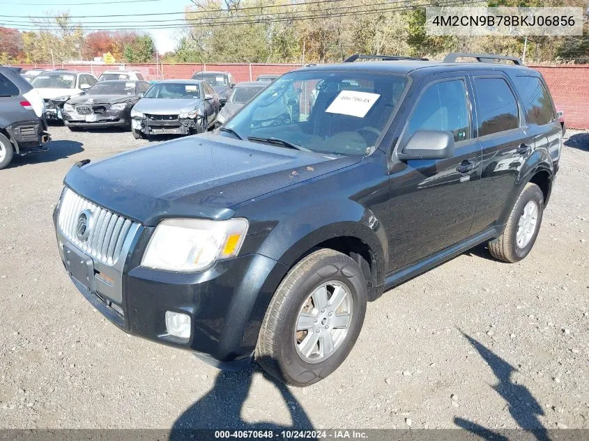 2011 Mercury Mariner VIN: 4M2CN9B78BKJ06856 Lot: 40670648