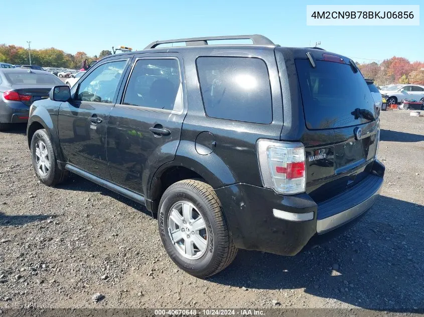 2011 Mercury Mariner VIN: 4M2CN9B78BKJ06856 Lot: 40670648