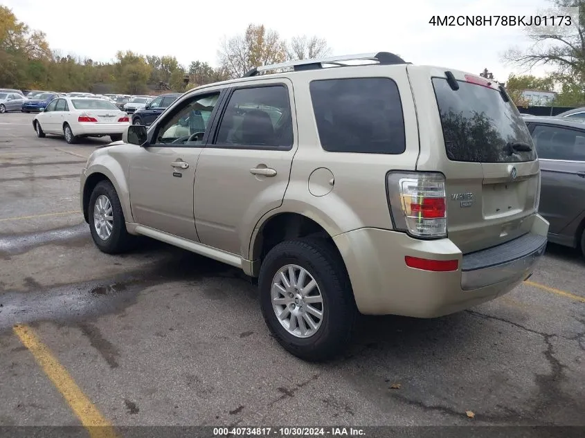 2011 Mercury Mariner Premier VIN: 4M2CN8H78BKJ01173 Lot: 40734817