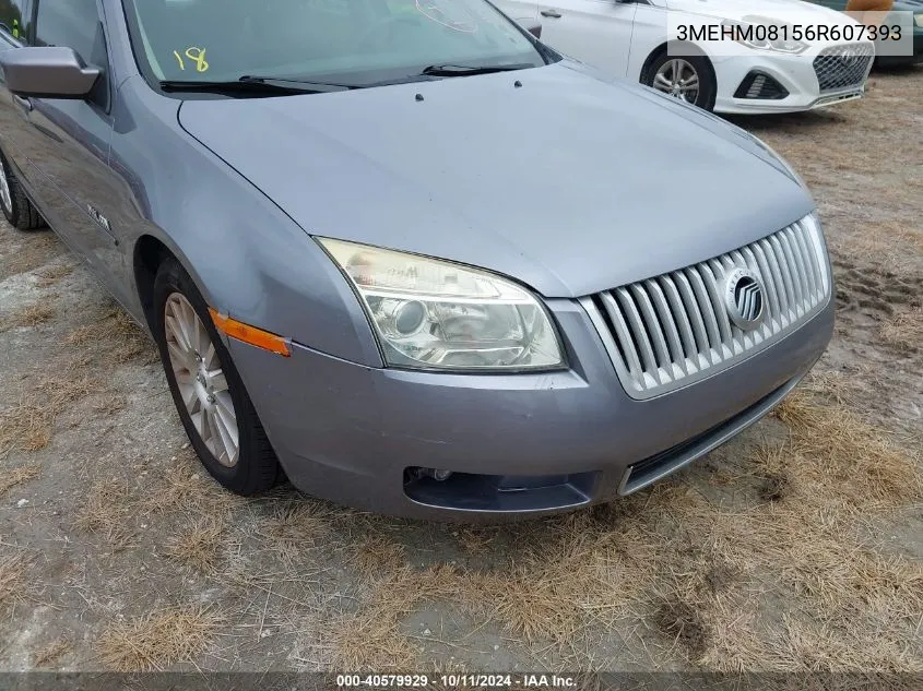 2006 Mercury Milan V6 Premier VIN: 3MEHM08156R607393 Lot: 40579929