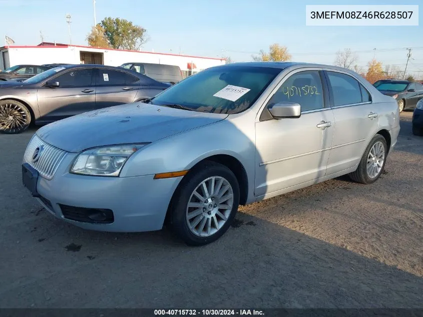 2006 Mercury Milan I4 Premier VIN: 3MEFM08Z46R628507 Lot: 40715732