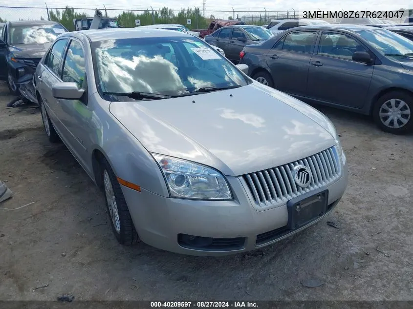 3MEHM08Z67R624047 2007 Mercury Milan I4 Premier