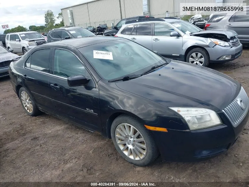 3MEHM08187R665998 2007 Mercury Milan V6 Premier