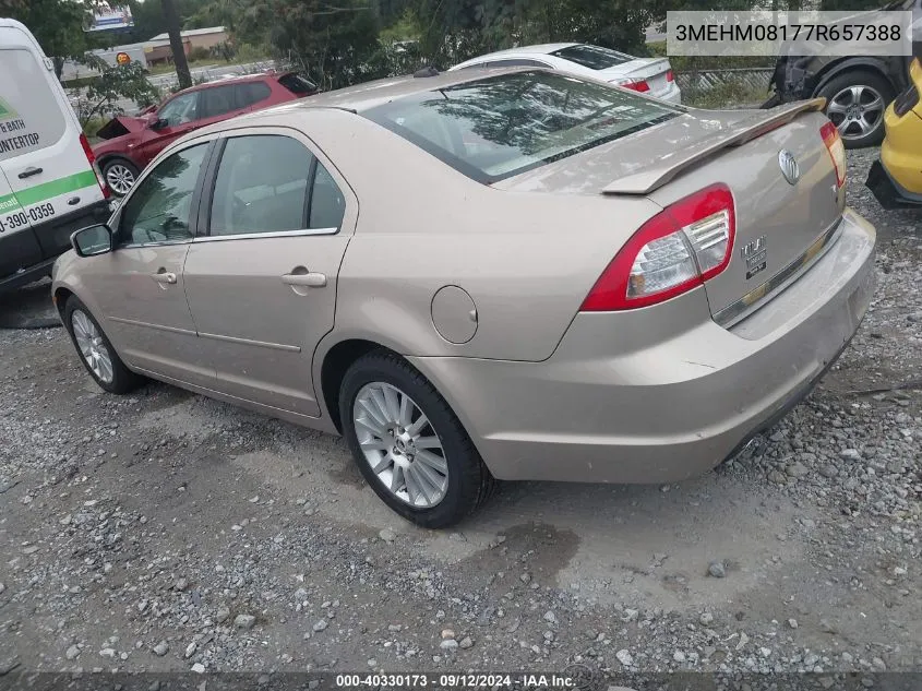 2007 Mercury Milan V6 Premier VIN: 3MEHM08177R657388 Lot: 40330173