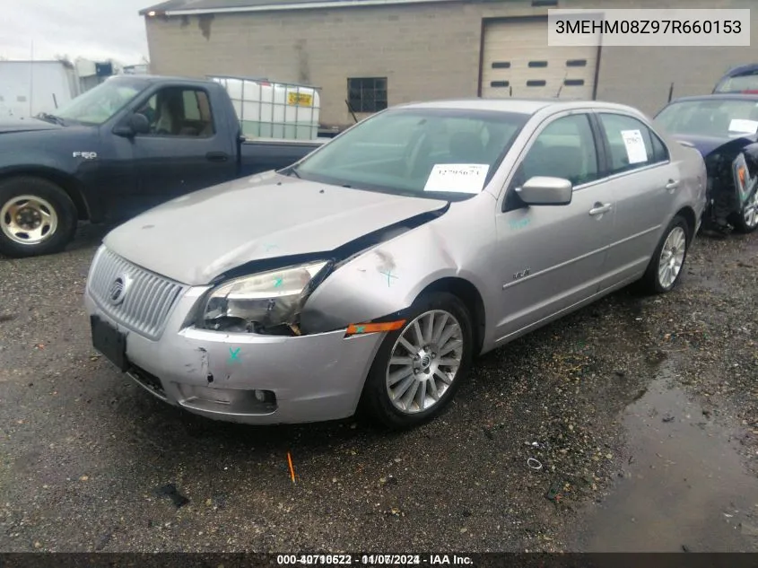 2007 Mercury Milan I4 Premier VIN: 3MEHM08Z97R660153 Lot: 40710522