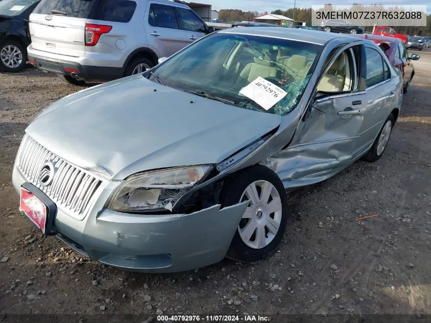 2007 Mercury Milan I4 VIN: 3MEHM07Z37R632088 Lot: 40792976