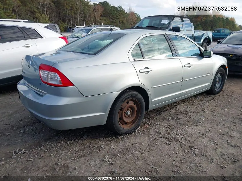 2007 Mercury Milan I4 VIN: 3MEHM07Z37R632088 Lot: 40792976