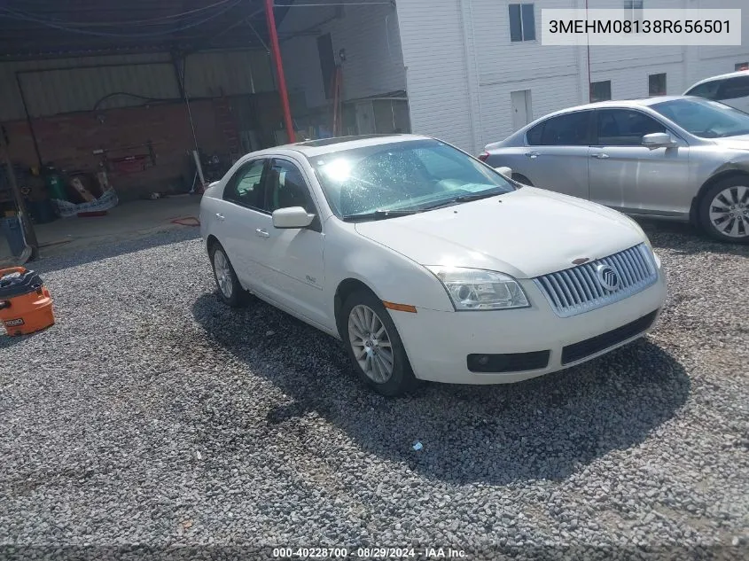 2008 Mercury Milan V6 Premier VIN: 3MEHM08138R656501 Lot: 40228700