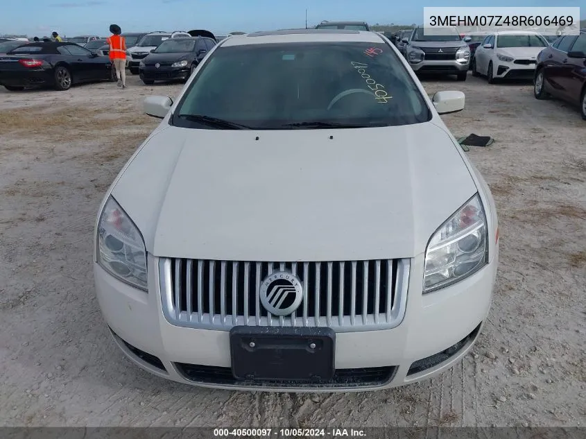 2008 Mercury Milan VIN: 3MEHM07Z48R606469 Lot: 40500097