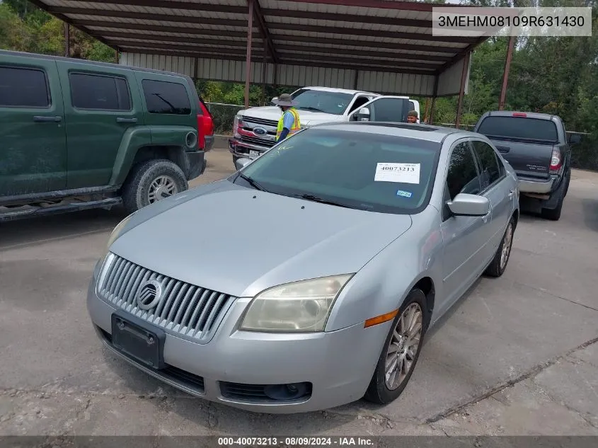 2009 Mercury Milan Premier VIN: 3MEHM08109R631430 Lot: 40073213