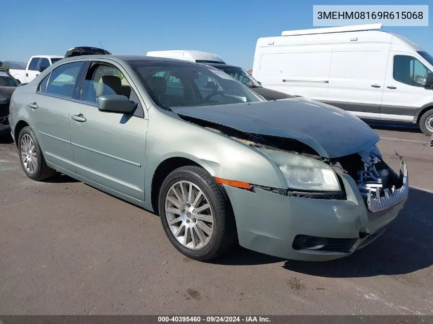 2009 Mercury Milan V6 Premier VIN: 3MEHM08169R615068 Lot: 40395460