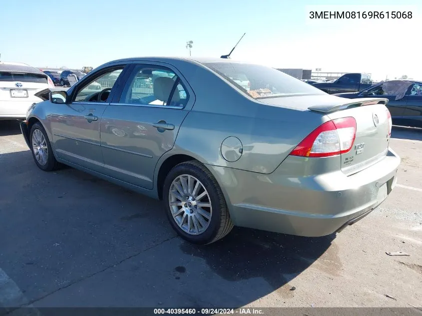 2009 Mercury Milan V6 Premier VIN: 3MEHM08169R615068 Lot: 40395460