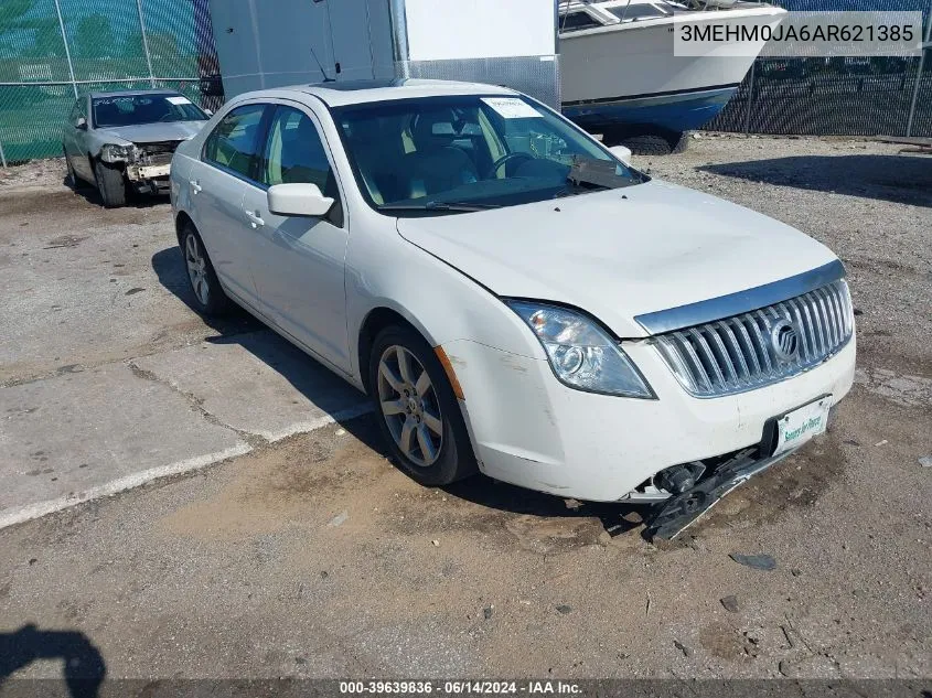 2010 Mercury Milan Premier VIN: 3MEHM0JA6AR621385 Lot: 39639836