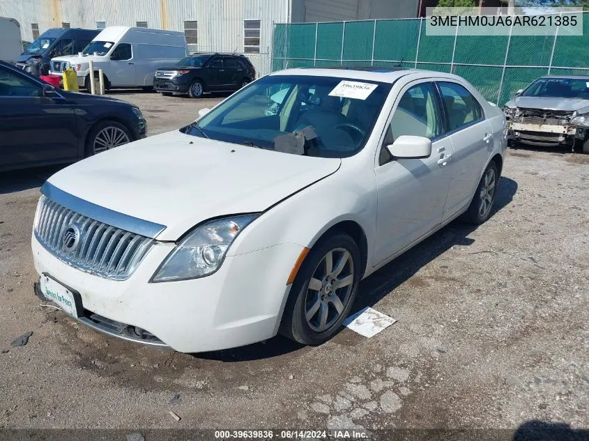 2010 Mercury Milan Premier VIN: 3MEHM0JA6AR621385 Lot: 39639836