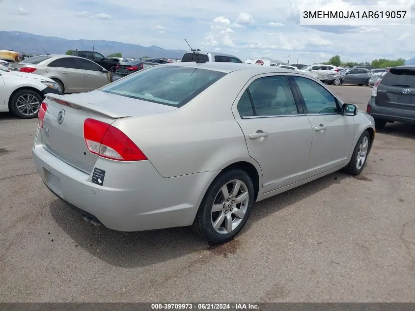 2010 Mercury Milan Premier VIN: 3MEHM0JA1AR619057 Lot: 39709973