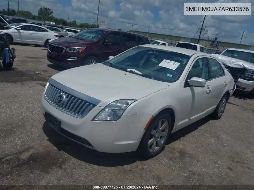 2010 Mercury Milan Premier VIN: 3MEHM0JA7AR633576 Lot: 39977725