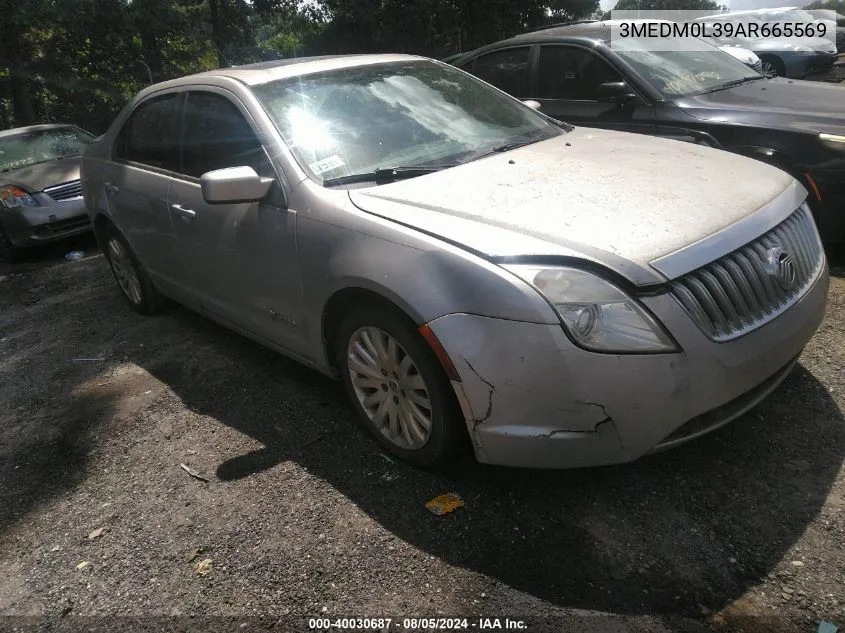 2010 Mercury Milan Hybrid VIN: 3MEDM0L39AR665569 Lot: 40030687