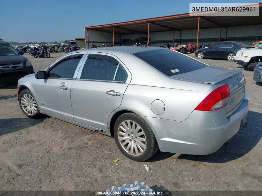 3MEDM0L35AR629961 2010 Mercury Milan Hybrid