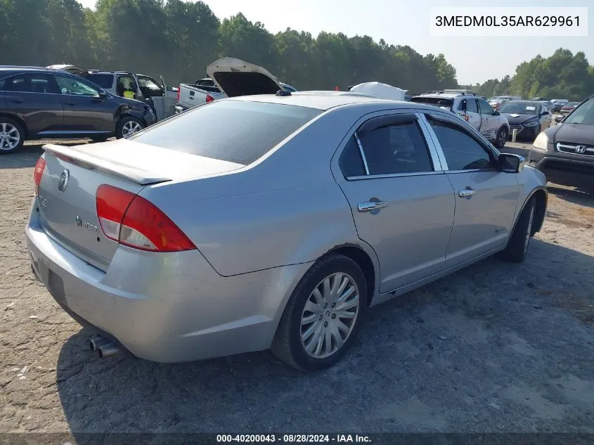 3MEDM0L35AR629961 2010 Mercury Milan Hybrid