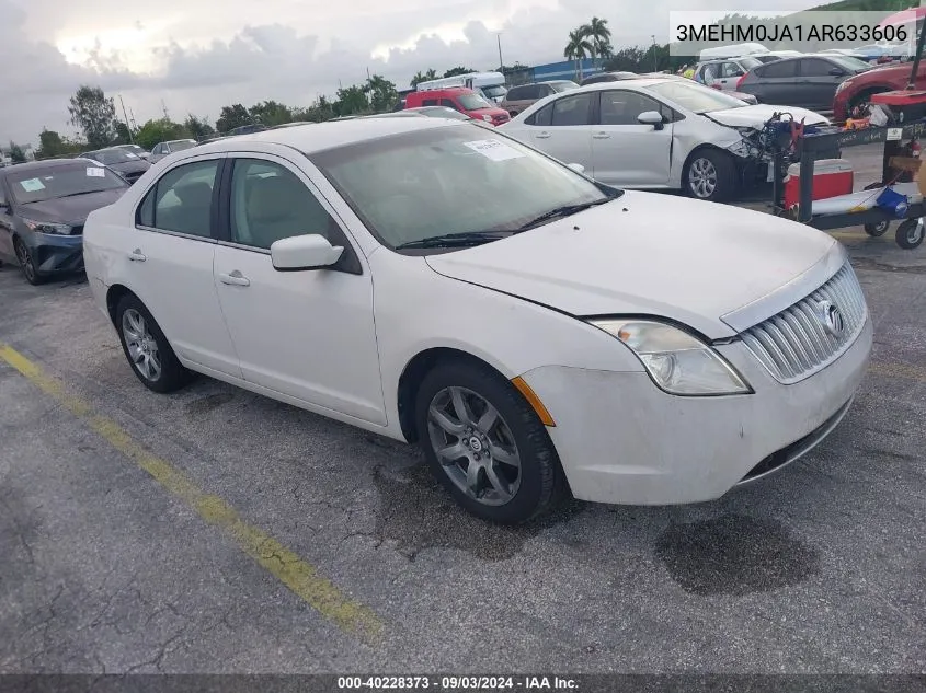 2010 Mercury Milan Premier VIN: 3MEHM0JA1AR633606 Lot: 40228373