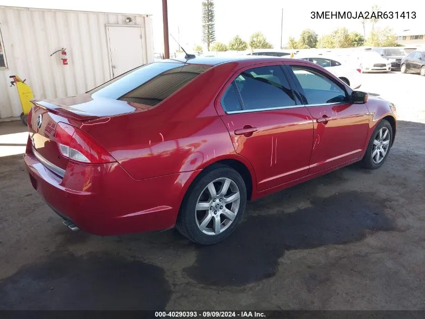 2010 Mercury Milan Premier VIN: 3MEHM0JA2AR631413 Lot: 40290393