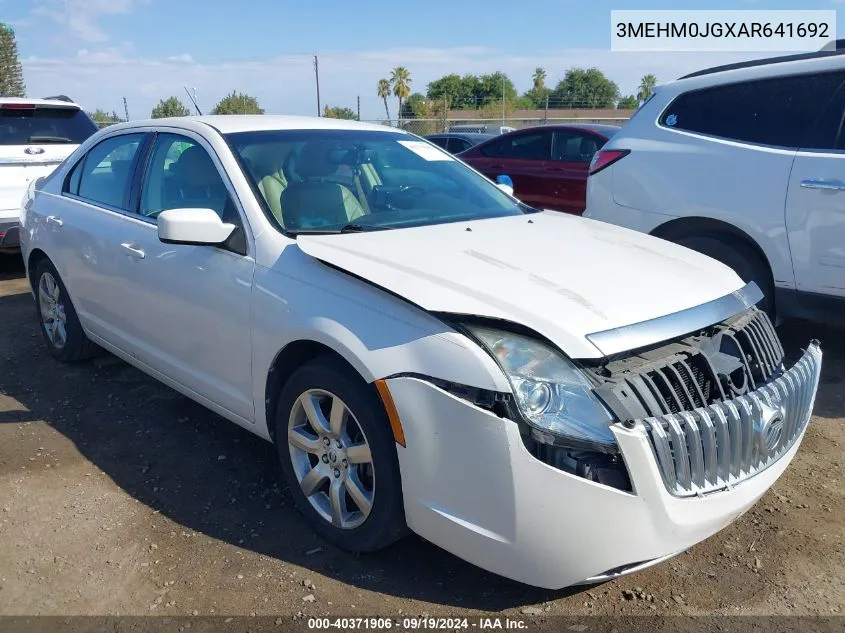 2010 Mercury Milan Premier VIN: 3MEHM0JGXAR641692 Lot: 40371906