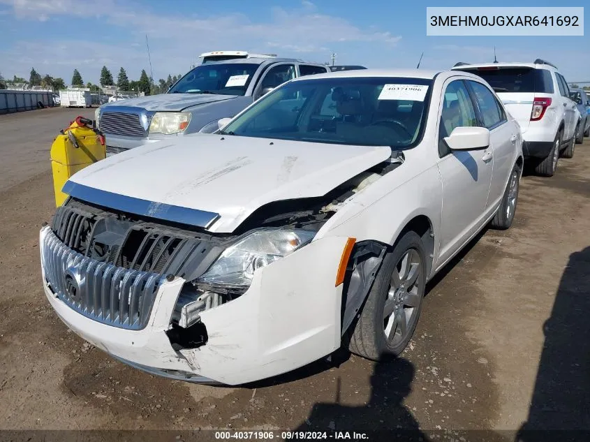 2010 Mercury Milan Premier VIN: 3MEHM0JGXAR641692 Lot: 40371906