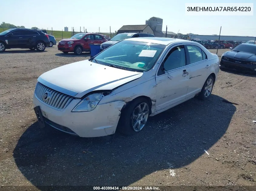 2010 Mercury Milan Premier VIN: 3MEHM0JA7AR654220 Lot: 40399434