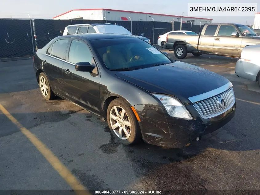 2010 Mercury Milan Premier VIN: 3MEHM0JA4AR642395 Lot: 40433777