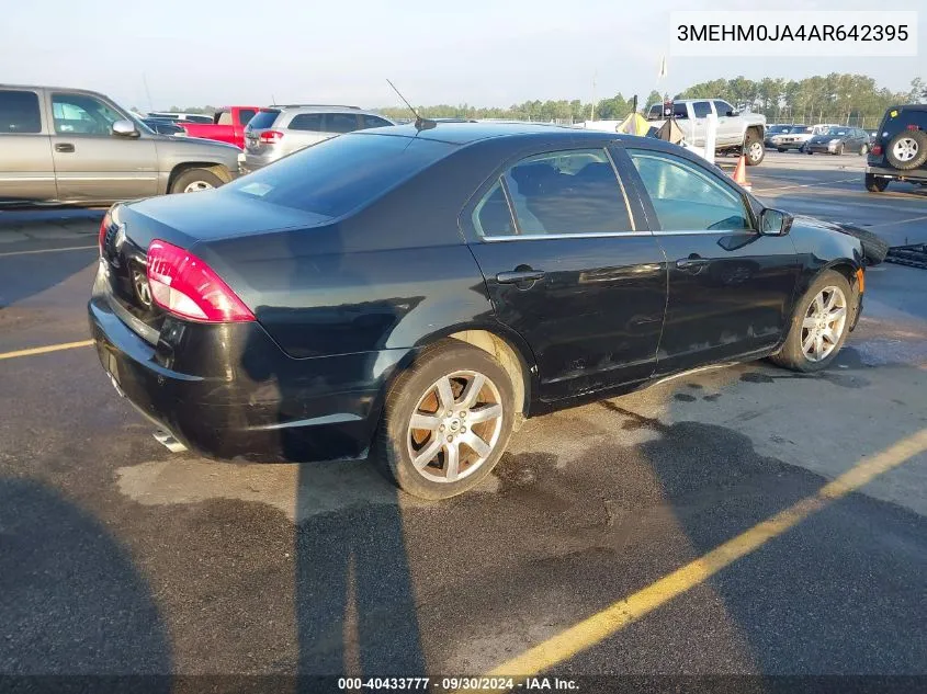 2010 Mercury Milan Premier VIN: 3MEHM0JA4AR642395 Lot: 40433777