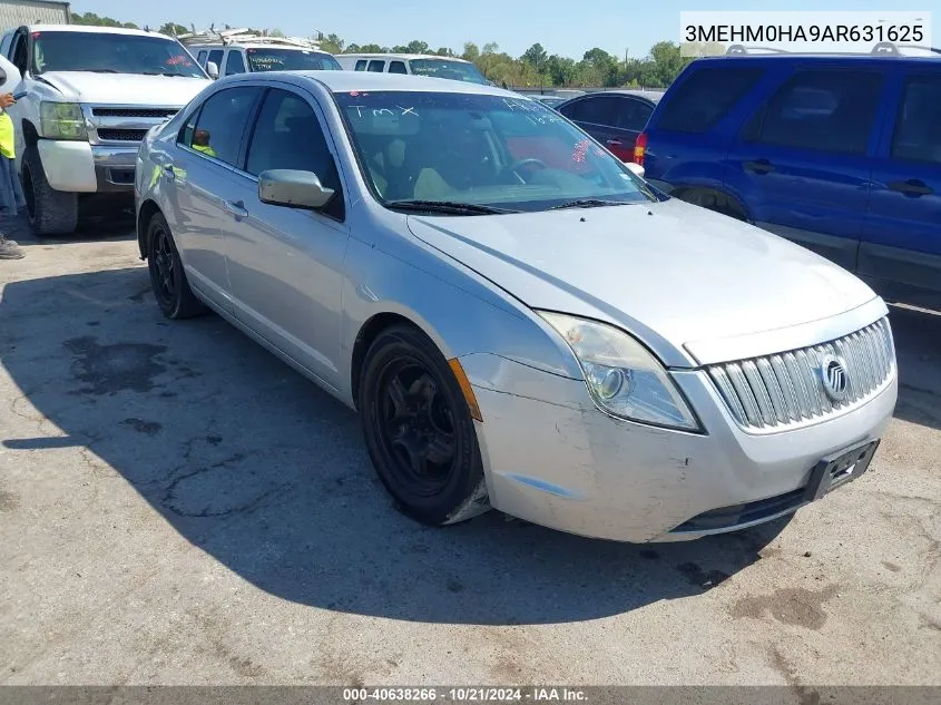 2010 Mercury Milan VIN: 3MEHM0HA9AR631625 Lot: 40638266