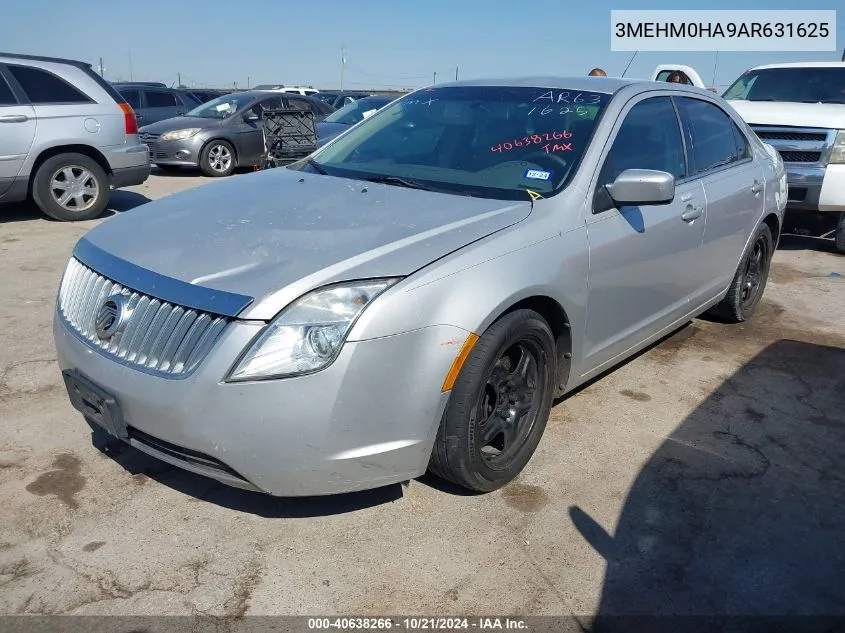 2010 Mercury Milan VIN: 3MEHM0HA9AR631625 Lot: 40638266