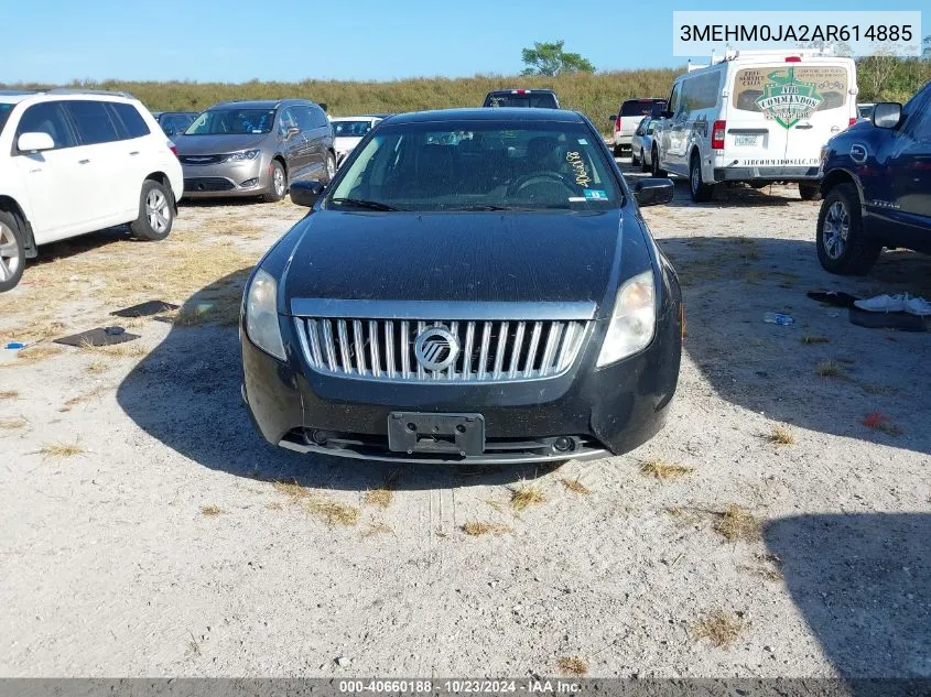 2010 Mercury Milan Premier VIN: 3MEHM0JA2AR614885 Lot: 40660188