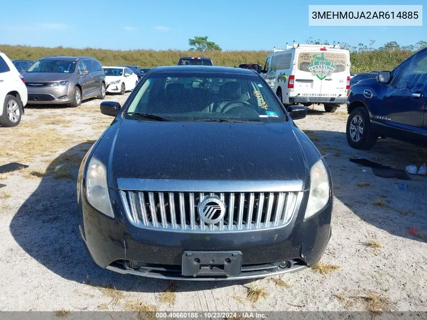 2010 Mercury Milan Premier VIN: 3MEHM0JA2AR614885 Lot: 40660188