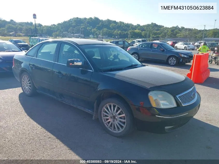 2005 Mercury Montego Premier VIN: 1MEFM43105G623884 Lot: 40380083