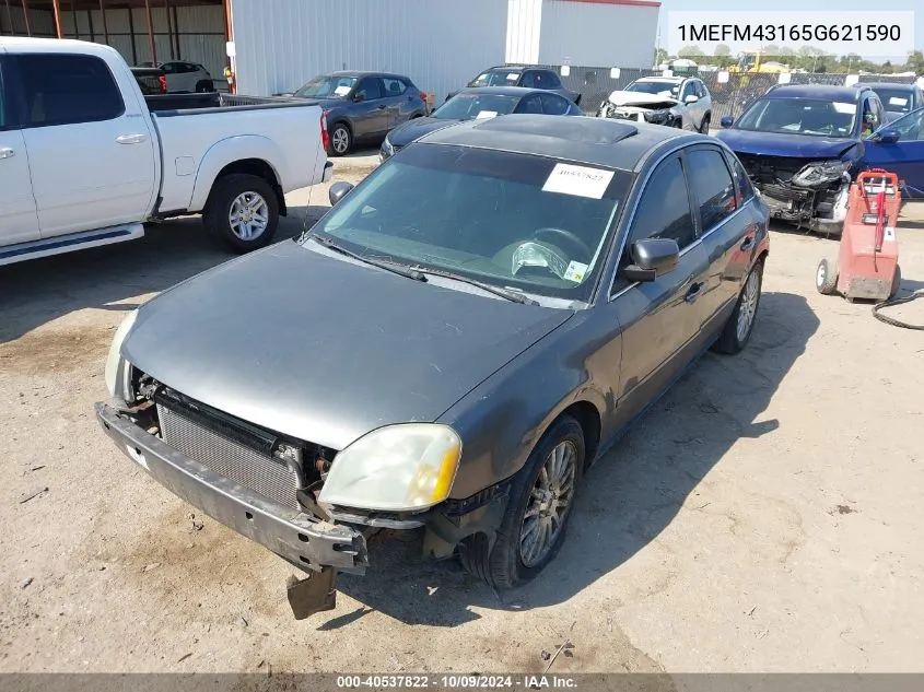 2005 Mercury Montego Premier VIN: 1MEFM43165G621590 Lot: 40537822