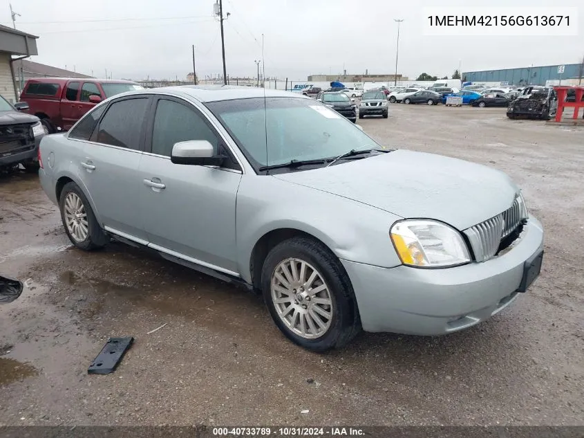 1MEHM42156G613671 2006 Mercury Montego Premier