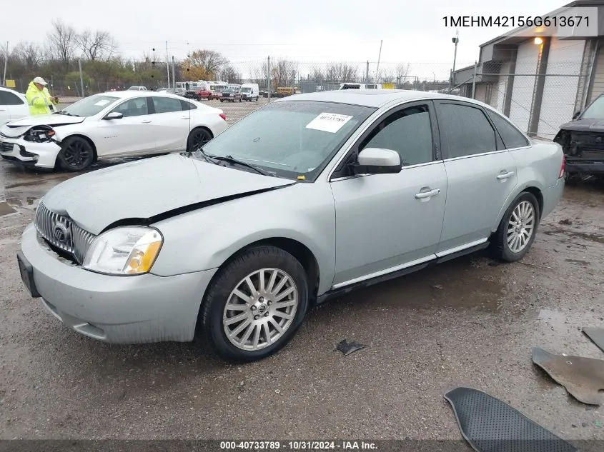 1MEHM42156G613671 2006 Mercury Montego Premier