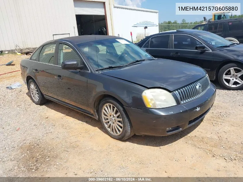 1MEHM42157G605880 2007 Mercury Montego Premier