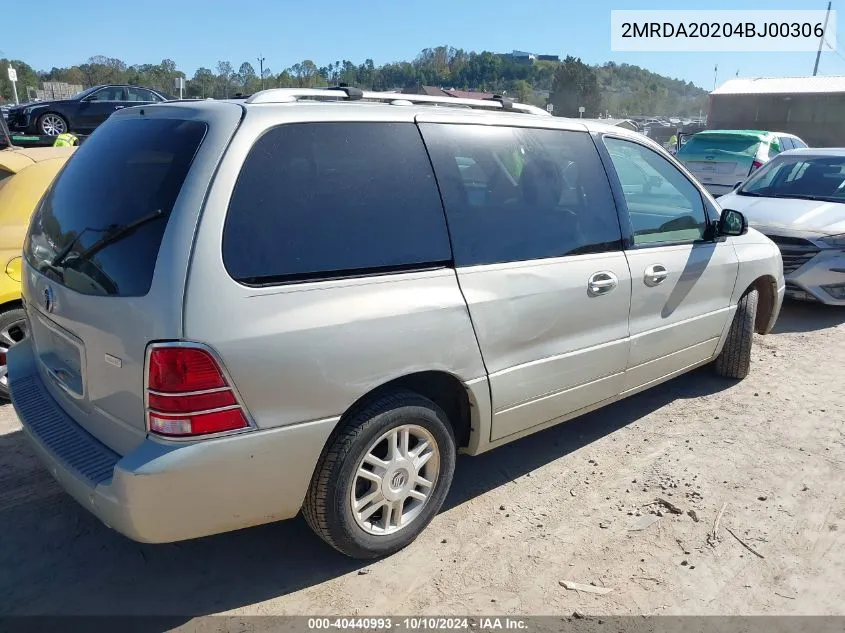 2004 Mercury Monterey VIN: 2MRDA20204BJ00306 Lot: 40440993