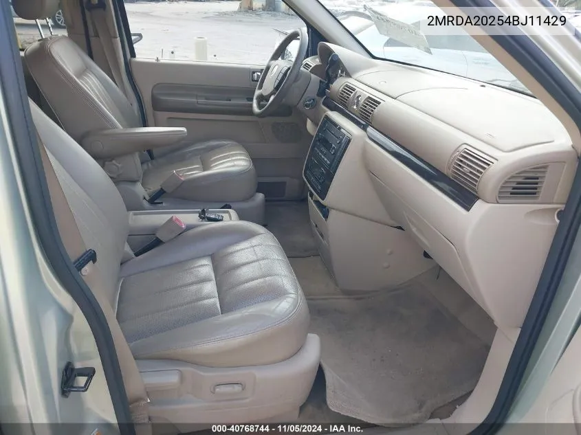 2MRDA20254BJ11429 2004 Mercury Monterey