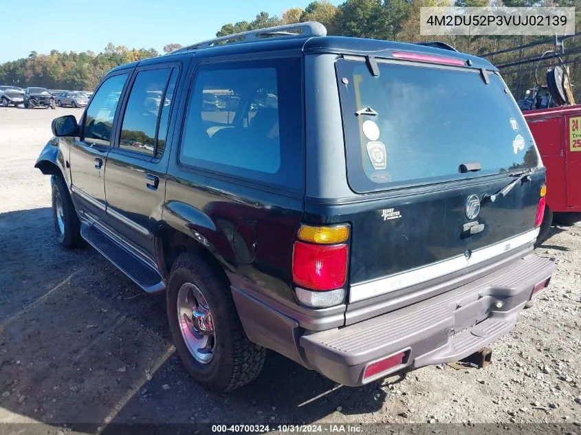 1997 Mercury Mountaineer VIN: 4M2DU52P3VUJ02139 Lot: 40700324