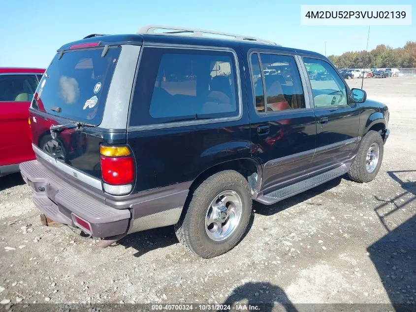 1997 Mercury Mountaineer VIN: 4M2DU52P3VUJ02139 Lot: 40700324