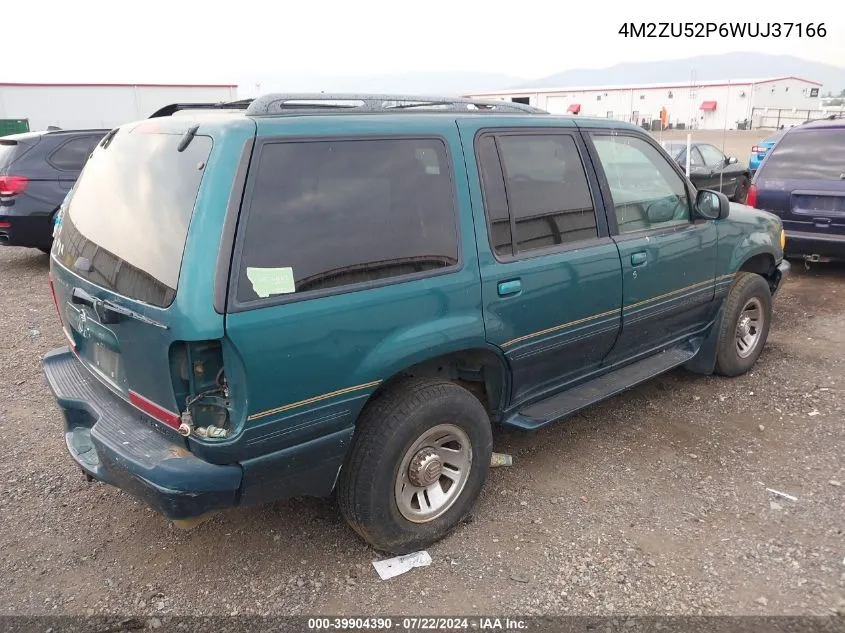 1998 Mercury Mountaineer VIN: 4M2ZU52P6WUJ37166 Lot: 40711982