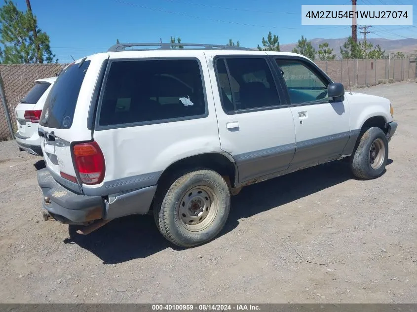 4M2ZU54E1WUJ27074 1998 Mercury Mountaineer