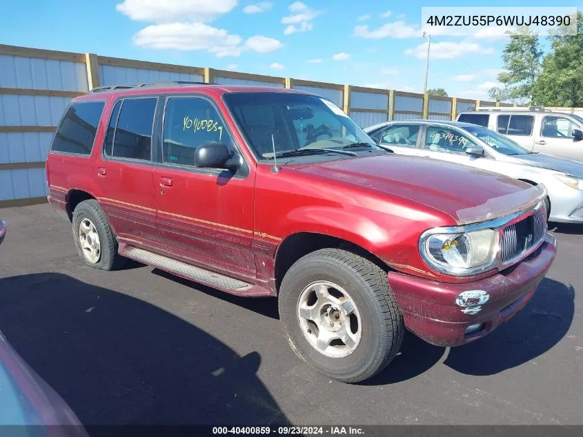 1998 Mercury Mountaineer VIN: 4M2ZU55P6WUJ48390 Lot: 40400859