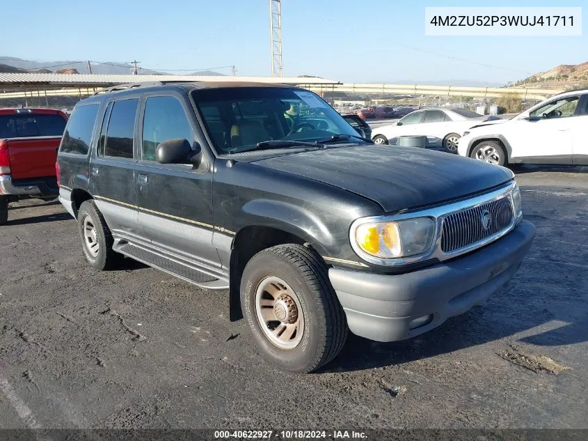 1998 Mercury Mountaineer VIN: 4M2ZU52P3WUJ41711 Lot: 40622927