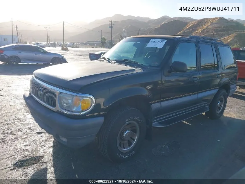 1998 Mercury Mountaineer VIN: 4M2ZU52P3WUJ41711 Lot: 40622927