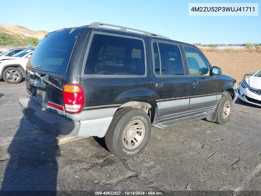 1998 Mercury Mountaineer VIN: 4M2ZU52P3WUJ41711 Lot: 40622927